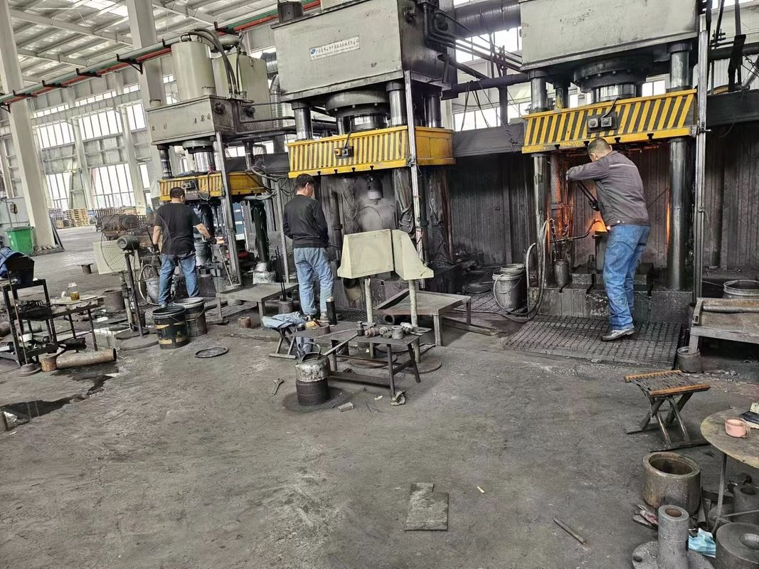 Schmiedeprozess OEM Präzisions-Aluminiumlegierung Messing Kupfer Stahl Offene Schmiedeteile